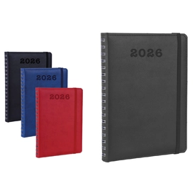 Termo Deri Kapaklı Gizli Spiralli Ajanda