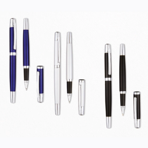 Metal Roller Kalem Siyah Refil