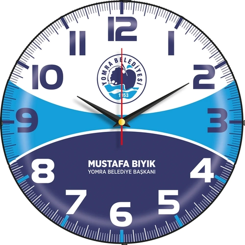 Bombe Cam Duvar Saati