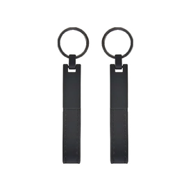 Çift Taraflı Metal Suni̇ Deri̇ Anahtarlık