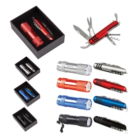 7 Fonksiyonlu Çakı - Led Elfenerli Set