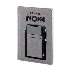 1105 Gri Termo Deri̇ Tarihli Ajanda (Ivory Kağıt)