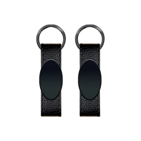 Çift Taraflı Metal Suni̇ Deri̇ Anahtarlık