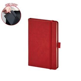 923-914 Kırmızı 9 x 14 Termo Deri̇ Defter