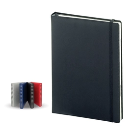 1220 Siyah Termo Deri̇ Tarihli Ajanda (Ivory Kağıt)