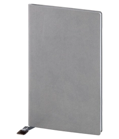 2280 Gri 13 x 21 Yumuşak Kapaklı Termo Deri̇ Defter