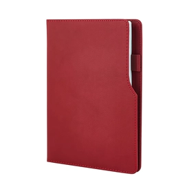 941-HOLMEN Kırmızı 15 x 21 Termo Deri̇ Defter (Holmen Ki̇tap Kağıdı)