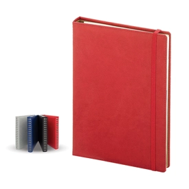 1220 Kırmızı Termo Deri̇ Tarihli Ajanda (Ivory Kağıt)