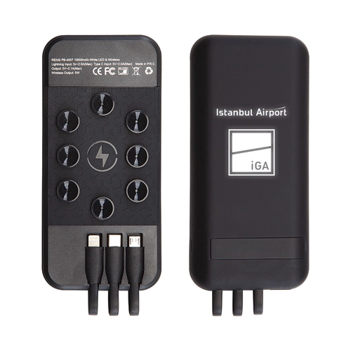 PB-4007 Siyah 10.000 mAh Powerbank