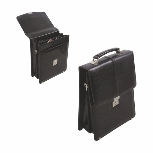 710 Siyah 4 Bölmeli Evrak Çantası