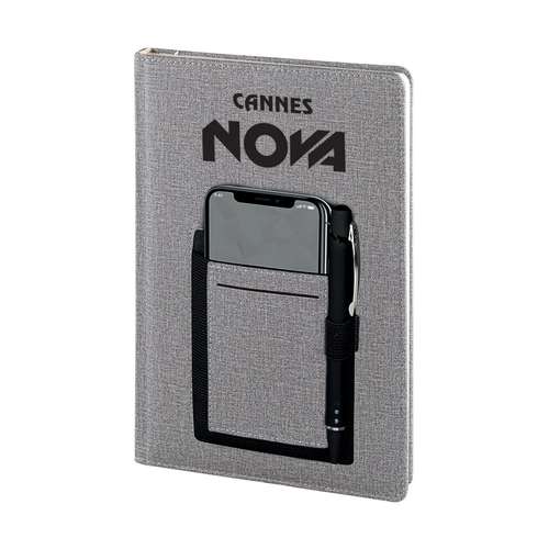 1105 Gri Termo Deri̇ Tarihli Ajanda (Ivory Kağıt)