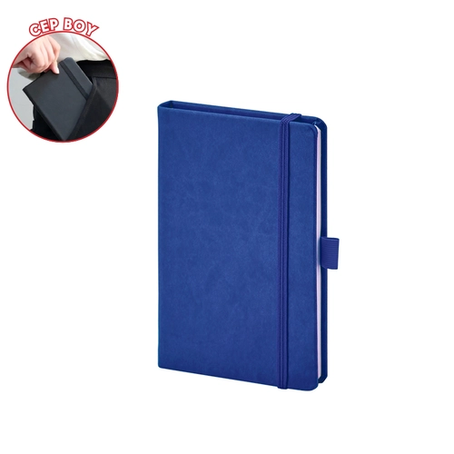 923-914 Lacivert 9 x 14 Termo Deri̇ Defter