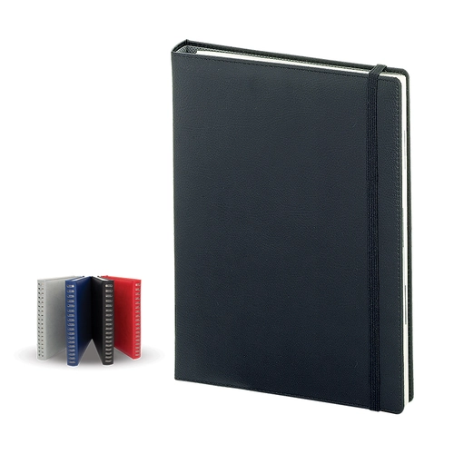 1220 Siyah Termo Deri̇ Tarihli Ajanda (Ivory Kağıt)