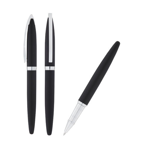 672-R Siyah Metal Roller Kalem