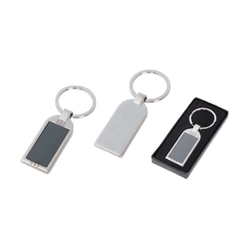 2106 Füme Tek Taraflı Metal Suni̇ Deri̇ Anahtarlık