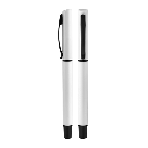 2024 FLORYA Beyaz Plastik Roller Süper Jel Refil Kalem