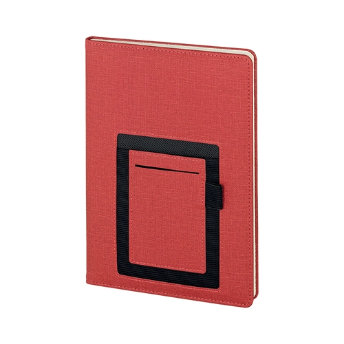 2420 Kırmızı 15 x 21 Termo Deri̇ Defter (Ivory Kağıt)