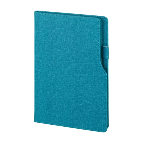 2320 Turkuaz 15 x 21 Termo Deri̇ Defter (Ivory Kağıt)