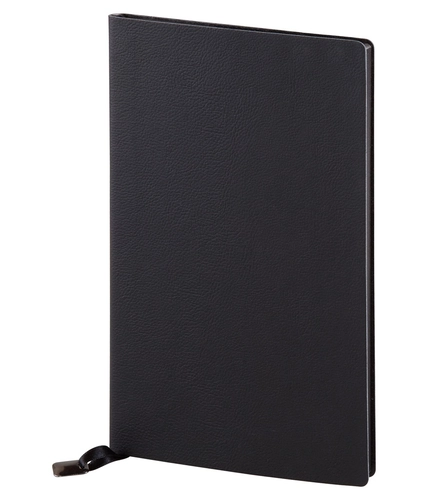 2280 Siyah 13 x 21 Yumuşak Kapaklı Termo Deri̇ Defter