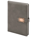ÖVEÇLER GRİ TARİHSİZ DEFTER (15X21 CM)