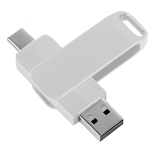 221020-64 SELÇUKLU GÜMÜŞ OTG USB BELLEK (64 GB 3.0)