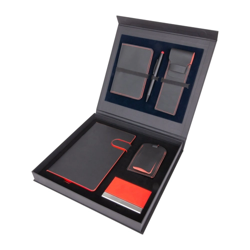 932004 DİKİLİTAŞ KIRMIZI HEDİYELİK SET