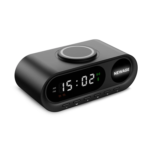 264901 MELODİ SİYAH WIRELESS ŞARJ STANDI VE HOPARLÖR