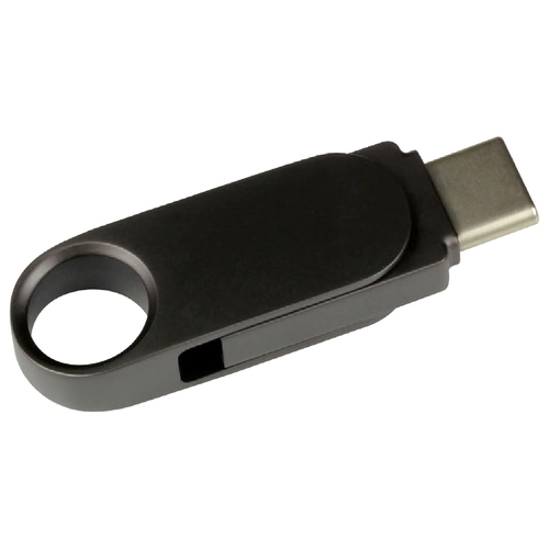 221401-32 BOLKAR SİYAH 32 GB MİNİ TYPE-C OTG METAL USB BELLEK
