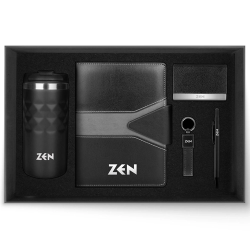 916701 POYRAZ SİYAH HEDİYELİK SET