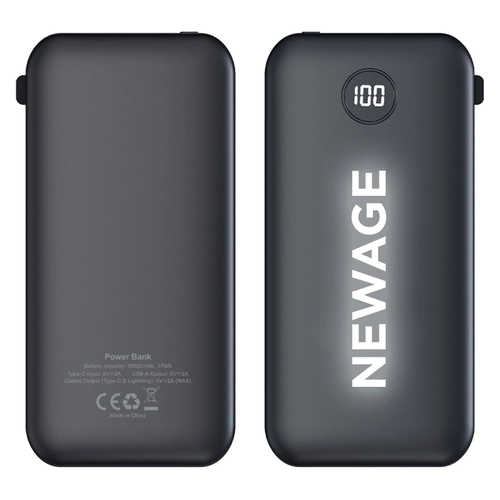 231001 ÖLÜDENİZ 10.000 MAH SİYAH POWERBANK