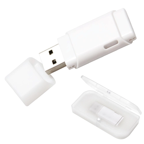 220202-64 UYGUR BEYAZ PLASTİK USB BELLEK (64 GB)