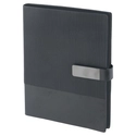 Siyah termo deri defter