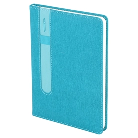 Turkuaz termo deri defter