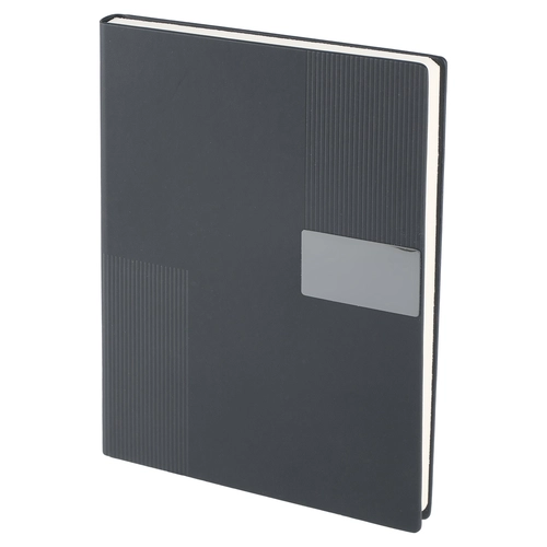 Siyah termo deri defter