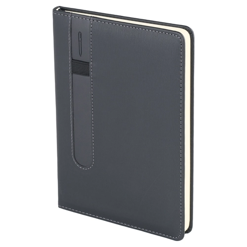 Siyah termo deri defter