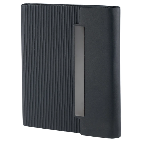 Siyah termo deri defter