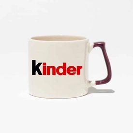 Luks Lila Kulplu Seramik Kupa