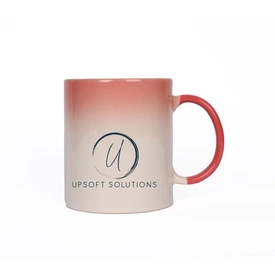 Pembe Gölgeli Seramik Kupa