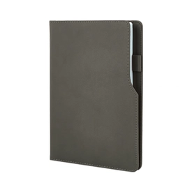 941-HOLMEN Füme-Yeşil 15 x 21 Termo Deri̇ Defter (Holmen Ki̇tap Kağıdı)