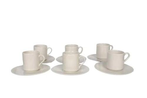 Porselen Krem Türk Kahvesi Fincanı