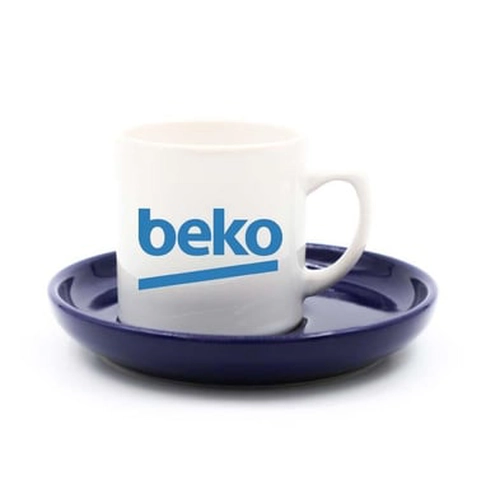 Süblimasyon Lacivert Kahve Fincanı