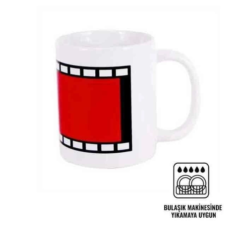 Film Şeritli Sihirli Seramik Kupa