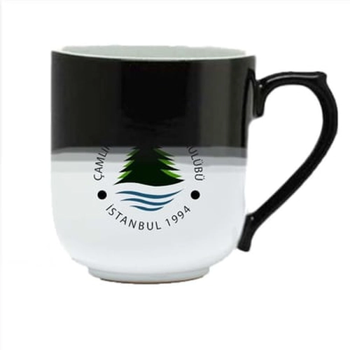 Süblimasyon Sihirli Oval Kupa Bardak