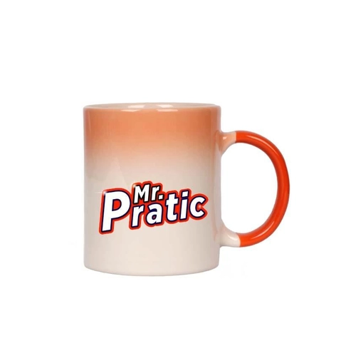 Turuncu Gölgeli Seramik Kupa